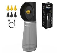 Dispositivo eléctrico de eliminación de cera, limpiador de oídos con 4 modos de limpieza, 2 agujeros grandes de diferentes tamaños para riego de oídos, diseño portátil de tanque de residuos de una