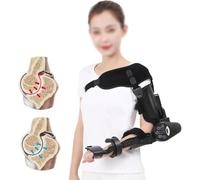 Dispositivo Eléctrico De Rehabilitación De La Articulación Del Codo Marco De Soporte Ajustable Y Flexible Órtesis Para Codo(Right)