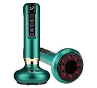 Dispositivo eléctrico doméstico de raspado y ventosas con calor por presión negativa y operador de gravedad.