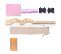 Dispositivo ergonómico de Estiramiento de Ballet, Banda elástica elástica, Conjunto de Camilla de pie de Ballet de Madera para Ejercicios de Estiramiento Muscular, potenciador de
