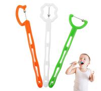 Dispositivo estabilizador de lengua, herramientas motrices orales de plástico seguras y portátiles reutilizables para entrenamiento de mandíbula y lengua, 3 uds.