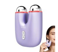Dispositivo facial de microcorriente, vibrador de luz LED de 5 colores, compresor de calor recargable y máquina de elevación facial EMS, para hombres, señoras, madre, cuello, barbilla, mandíbula
