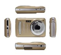 Dispositivo fotográfico de alta definición ideal para viajes, cámara digital compacta de megapíxeles perfecta para aventuras en movimiento.