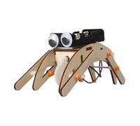 Dispositivo hexápodo de madera creativo Herramienta práctica de aprendizaje de física para niños Actividad científica educativa Kits de desarrollo de creatividad para niños