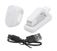 Dispositivo inalámbrico Bluetooth para Kindle, compacto, con alcance de 10 m, disparador remoto con un solo toque para fotos, protección de silicona ABS contra arañazos, carga USB-C (blanco)