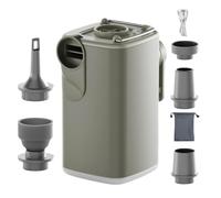 Dispositivo inflador portátil, bomba de aire compacta, utilidad de viaje con panel resistente, equipo para exteriores con textura refinada, 1.97 x 2.36 x 3.54 pulgadas, categoría automotriz, mini