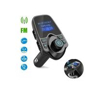 Dispositivo innovador para automóvil, transmisor FM Bluetooth, supresión de ruido para llamadas claras, diseño de cuello de cisne flexible,