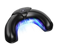 Dispositivo láser para hongos en las uñas con indicador de tiempo (30s/60s/99s), dispositivo plegable para múltiples uñas y uñas de los pies (negro)