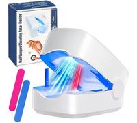 Dispositivo láser para hongos en las uñas con luz azul de 470 nm e infrarrojos de 905 nm, 21 días de acción rápida, certificado SGS, seguro y sin dolor para hongos en las uñas de pies y manos (fácil