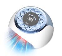 Dispositivo láser para uñas de 2025, control de tiempo inteligente 3/5/7/10 min】 con indicador de tiempo plegable - para viajes/al aire libre, para llevar láser (azul)