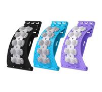 Dispositivo para agrietar la espalda: masajeador con tablero de galleta, camilla de espalda ajustable de 4 niveles, estenosis espinal | Inicio Tejido ortopédico Relajación nerviosa Prevención encorvad