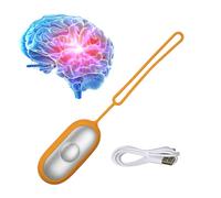 Dispositivo para dormir: herramienta de relajación calmante de 2 modos, diseño compacto, ayuda para dormir profundo, el estrés, aumenta la atención, solución portátil para dormir para el hogar