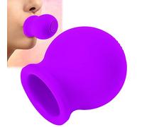 Dispositivo Para Rellenar Los Labios, Potenciador De Labios, Belleza, Boca Más Grande, Limpieza Facial Rápida, Masaje, Bomba De Labios De Silicona Con Cepillo, Rehausseur de lèvres (Púrpura)