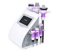 Dispositivo profesional de belleza inteligente 8 en 1, máquina de tratamiento facial y corporal, sistema de cuidado de la piel y adelgazamiento, morado y blanco
