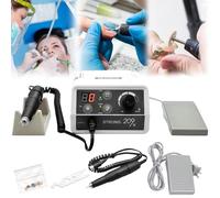 Dispositivo Pulido Micromotor, Micromotor Pulido Eléctrico 0-45000rpm Tamaño Taladro 2,35Mm Máquina Pulidora Eléctrica LCD Joyería Laboratorio Cerámica Silicona Vidrio Trabajo Tallado Pulido