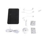 Dispositivo solar para sistemas de cámara con cable extendido, resistente a la intemperie, dispositivo solar