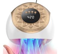 Dispositivo Terapia Actualización Láser para Hongos Uñas,con Sesiones Ajustables 3/5/7/10 Minutos,Limpieza Láser Uñas y Onicomicosis,Removedor Hongos Uñas con Luz Azul 15 * 470nm + Luz Roja 42*650nm
