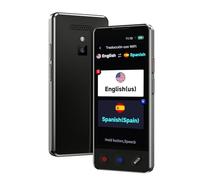 Dispositivo traductor de idiomas de IA, traductor VORMOR actualizado 2026, no necesita WiFi, compatible con ChatGPT, traducción bidireccional instantánea de 150 idiomas, traducción offline/fotos para
