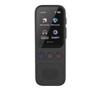 Dispositivo traductor de idiomas, dispositivo de traducción en tiempo real de 4.8 x 1.85 x 0.56 pulgadas, traductor en tiempo real para viajes, 138 idiomas de alta precisión, accesorios para