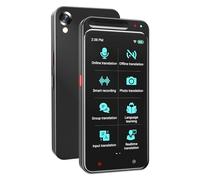 Dispositivo traductor de idiomas no necesita WiFi, traductor de IA VORMOR mejorado compatible con ChatGPT, traducción de voz bidireccional en tiempo real con más de 138 idiomas, traducción offline