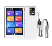 Dispositivo traductor de idiomas, no necesita WiFi, traductor de voz bidireccional AI para todos los idiomas, traducción en línea de más de 139 idiomas, traducción HD de 4 pulgadas sin conexión/fotos