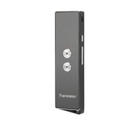 Dispositivo Traductor de Idiomas X9, Traducción de Voz Bidireccional en Tiempo Real, Compatible con 74 Idiomas, 70 Acentos, Traducción Instantánea Bluetooth para Viajes, (Black)