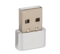 Dispositivo USB Mouse Mover con Función de Memoria y Movimiento Automático para Mantenerse Activo en Línea, Adecuado para Usuarios de Plata (Silver)