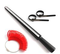 Dispositivo versátil de medición de anillos para una evaluación precisa de las dimensiones de los dedos, aplicable a medidores de joyería de boda y moda