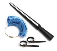 Dispositivo versátil de medición de anillos para una evaluación precisa de las dimensiones de los dedos, aplicable a medidores de joyería de boda y moda