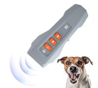 Dispositivos antiladridos para perros, protector de ladridos portátil e impermeable, dispositivo de corrección de mal comportamiento para perros, con linterna LED integrada, recargable ultrasónica de