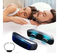 Dispositivos Antironquidos, Detección Inteligente de Sonido Dispositivo Eléctrico Anti Ronquidos Cómodo de llevar para Mejorar la Calidad del Sueño y Aliviar la Fatiga