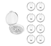 Dispositivos antirronquidos (paquete de 8), solución magnética de silicona para detener los ronquidos, clip de nariz cómodo y profesional para hombres y mujeres