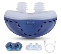 Dispositivos antirronquidos, solución para ronquidos, ajustable y transpirable, prevención eficaz de ronquidos para hombres y mujeres, velocidad variable mejorada mini anti ronquidos (bc28)