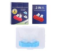 Dispositivos Antirronquidos Y Filtro Purificador de Aire, Solución para Ronquidos, Somníferos, Dilatadores Nasales, Tapones de Ventilación para la Nariz(azul)