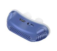Dispositivos de apnea del sueño, dispositivos eléctricos de solución para ronquidos, dispositivos antironquidos, antirronquidos automáticos para todas las formas de nariz, mayor comodidad (azul)