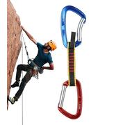 Dispositivos de expedición para escalada - Para equipos con mosquetones, recintos de senderismo - Para aventura al aire libre, camping, senderismo, descenso de cuerda doble