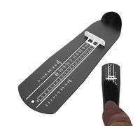 Dispositivos de medición de tallas de zapatos, tabla de tallas de zapatos de conversión - Dispositivos de medición para medidores de zapatos con gráfico preciso de escala clara -