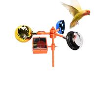 Dispositivos para asustar a los pájaros, dispositivo solar reflectante para sonidos de pájaros, estatuas al aire libre para protección de patio, porche, granja, entrada de agua, , suelo