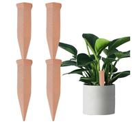 Dispositivos para plantas de autoriego - 4 piezas Aspersores automáticos para plantas | Goteadores de terracota de liberación lenta para interiores macizos de flores jardinería en ausencia