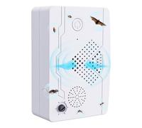 Dispositivos repelentes de ratones ultrasónicos, modo ajustable, repelente de plagas y mata cucarachas, roedores, repelente de gatos para casa interior y exterior, mantiene a los pájaros alejados