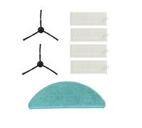 DispRA Accesorios compatibles con Cecotec Conga 9090 IA Paños de mopa Filtro Hepa Cepillo Lateral Piezas de aspiradora robótica (Color : 1 Set)