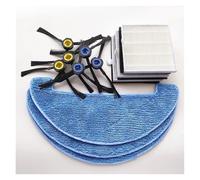 DispRA Cepillo Lateral Robot, paño de fregado, prefiltro HEPA, Compatible con AMIBOT Animal XL H2O Connect ILIFE V8s, Piezas y Accesorios for aspiradoras robóticas.(Set 3)