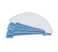 DispRA Cepillo Lateral Robot, paño de fregado, prefiltro HEPA, Compatible con AMIBOT Animal XL H2O Connect ILIFE V8s, Piezas y Accesorios for aspiradoras robóticas.(5pcs mop Cloths)