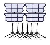DispRA Cepillo Principal Cepillo Lateral Filtro Hepa a Prueba de Polvo Compatible con ILIFE V7 V7s V7S Pro Robot aspiradora repuestos reemplazo(10pcs)