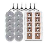 DispRA Compatible con Accesorios for aspiradora Robot JONR P20 Pro/T5 Pro, Cepillo Lateral Principal, Filtro HEPA, paño de Repuesto(Lavender)