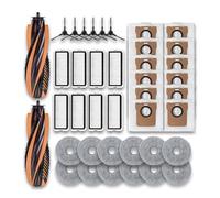 DispRA Compatible con Accesorios for aspiradora Robot JONR P20 Pro/T5 Pro, Cepillo Lateral Principal, Filtro HEPA, paño de Repuesto(Army Green)