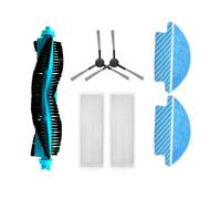 DispRA Compatible con Compatible con DynaKing R9 Aspiradora robótica R9 Cepillo Lateral Principal Filtro HEPA Trapo de fregona Repuestos Accesorios(Set I)