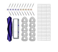 DispRA Compatible con Compatible con Narwal Freo/Narwal J3 Robot Aspirador Repuesto Kit de Accesorios Cubierta del Cepillo Lateral Principal Filtro HEPA Paño de fregona Paño de Limpieza(Set P)