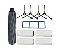 DispRA Compatible con el Accesorio for aspiradora Robot Silvercrest SSRA1, Cepillo Giratorio, Cepillo Lateral, Filtro HEPA, prefiltro, Pieza de Repuesto(Set B)