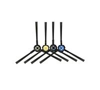 DispRA Compatible con el Accesorio for aspiradora Robot Silvercrest SSRA1, Cepillo Giratorio, Cepillo Lateral, Filtro HEPA, prefiltro, Pieza de Repuesto(4 Side Brush)